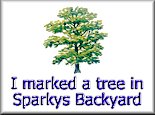 I Marked A Tree In Sparky's Backyard