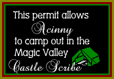 Castle Harrison Camping Permit