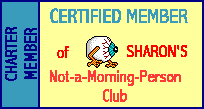 Not A Morning Person Membership Certificate