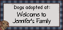 Dogs Adopted At Jennifer's Family