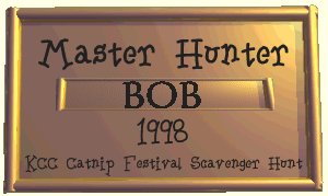BOB Master Hunter Plaque