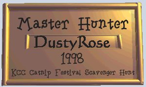 DustyRose Master Hunter Plaque