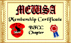 Mewsa Certificate
