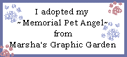 Memorial Pet Angel from Marsha's Graphic Garden