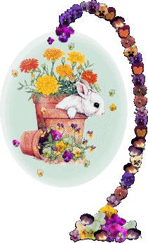 Easter Bunny Snowglobe