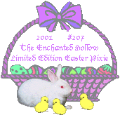 2001 Adoption Certificate For Easter Pixie