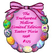 1998 Easter Pixie Adoption Certificate