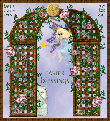 Easter Blessing From Fairy Green Eyes
