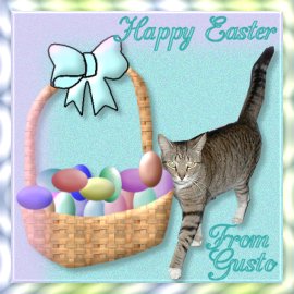 Happy Easter From Leslie & Gusto