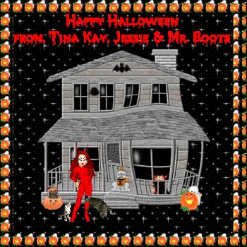 Happy Halloween From Tina Kay, Jessie & Mr. Boots