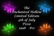 Adoption Certificate #12 For 4th Of July Limited Addition Pixie