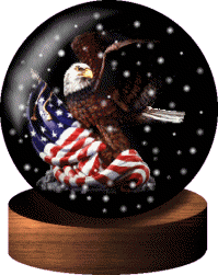 Eagle Snowglobe