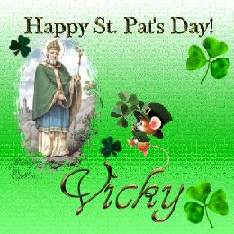 Happy Stp Pat's Day From Vicky