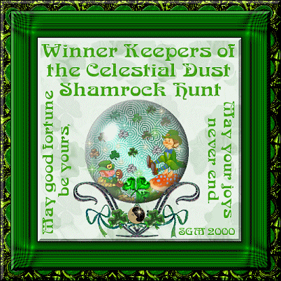 Winner Keepers of the Celestial Dust Shamrock Hunt