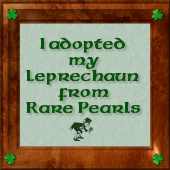 Adopted Leprechaun From Rare Pearls