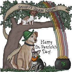 Happy St. Patrick's Day From Snoopy's Doggie Delights