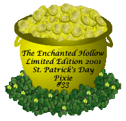 Adoption Certificate For 2001 Limited AdditionSt. Patrick's Day Pixie