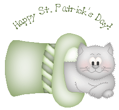 St. Patrick's Day Cat