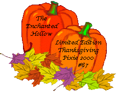 2000 Thanksgivng Pixie Adoption Certificate