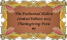 2003 Thanksgivng Pixie Adoption Certificate