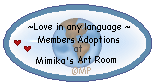 Love In Any Language Adoption Certificate