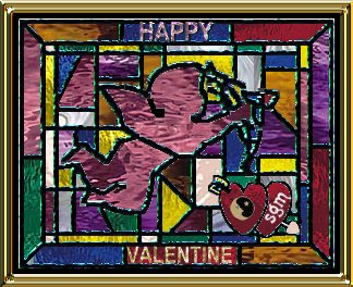 Stained Glass Valentine