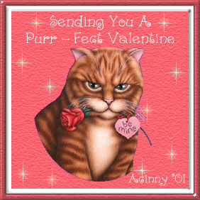 Sending You The Purr-Fect Valentine '01