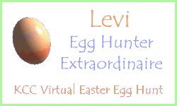 Levi Egg Hunter Extrodinaire