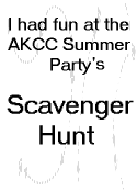Scavenger Hunt Award