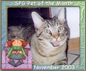 SPG Pet of the Month November 2003