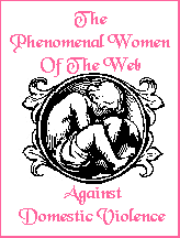 The Official Seal Of The Phenomenal Women Of TheWeb - Against Domestic Violence