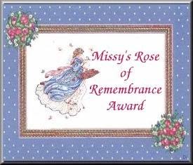Missy's Rose Of Remembrance Award