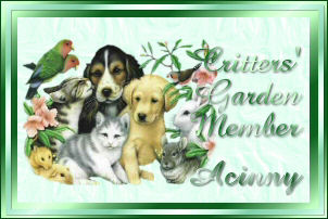 Critters Garden Certificate